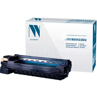 Фотобарабан NV Print NV-101R00432DU, для Xerox WorkCentre 5016/5020, черный
