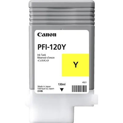 Картридж струйный Canon PFI-120 Y 2888C001 желтый (130мл) для Canon Canon imagePROGRAF TM-200/205