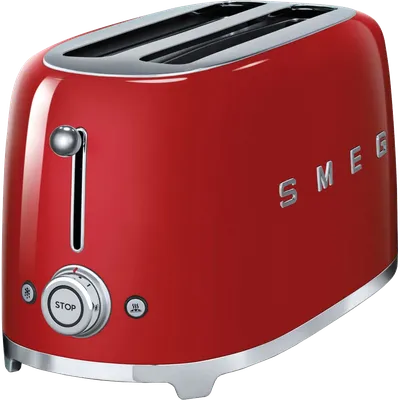Тостер SMEG TSF02RDEU, 4 ломтика, красный