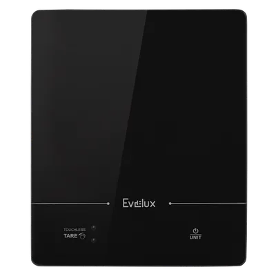 Весы кухонные EVELUX EKS 0101, до 15 кг, шаг 1 г, LCD, черный