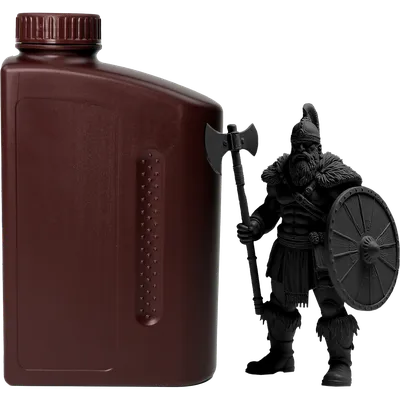 NV-3D-TGN-RESIN-BLACK Фотополимерная смола NV PRINT Toughness Resin Black для 3D печати  1 кг (бут)