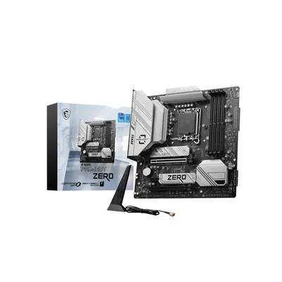 Материнская плата MSI B760M PROJECT ZERO B760, LGA1700, 4*DDR5, 2*PCIEx16, 1*PCIEx1, 2*M.2, 2*TypeC, 3*USB3.2Gen2, 2*USB3.2Gen1, 8*USB2.0, 4*SATA3.0, 2.5G, DP, HDMI, M-ATX, RTL