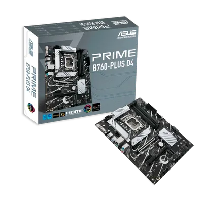 Материнская плата ASUS PRIME B760-PLUS D4, Socket 1700, DDR4, ATX