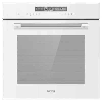 Духовой шкаф Korting OKB 1360 CSGW MW, электрический, 72л, СВЧ, белый