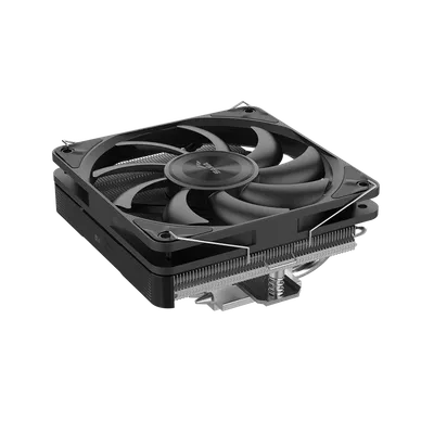 Кулер для процессора SAMA CPU Cooler SAMA U60 (190W, 4-pin PWM, 67mm, 6x6mm, 1x120mm, 61.51CFM, 36.4dBA, 1800RPM, S: 1851/1700/1200/115X, AM5/AM4, black)