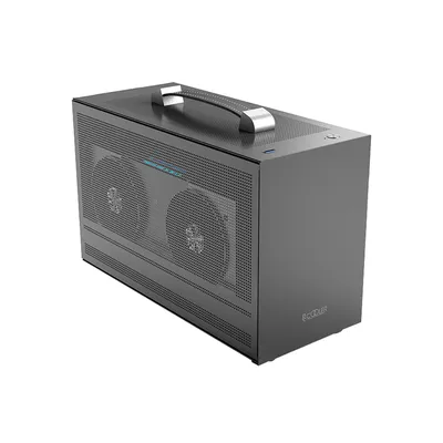 Корпус ПК PcCooler I100 PRO MESH GY, Micro-Tower, mITX, серый