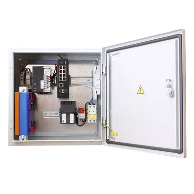 Уличный коммутатор OSNOVO OSS-44TB1(SW-60812/I) Уличный коммутатор в корусе из нержавеющей стали с термостабилизацией и резервным питанием на базе уличной станции OSNOVO OSS-44TB1. Порты: 6 x FE (10/100Base-T) с PoE (до