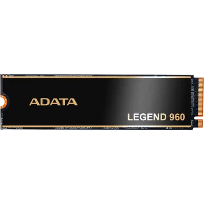 Твердотельный накопитель/ ADATA SSD LEGEND 960, 4000GB, M.2(22x80mm), NVMe 1.4, PCIe 4.0 x4, 3D NAND, R/W 7400/6800MB/s, IOPs 700 000/550 000, DRAM buffer 4000MB, TBW 3120, DWPD 0.43, with Heat Spreader (5 лет)