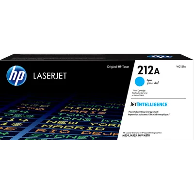 Тонер-картридж HP W2121A, 212A Cyan, 4500 стр.
