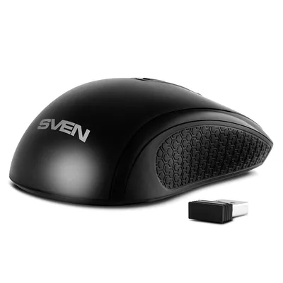 Мышь беспроводная SVEN SV-016227, 1600dpi, радиоканал, 4 кнопки