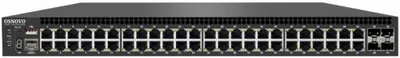 Коммутатор Gigabit Ethernet c 10G портами OSNOVO SW-48G4X-1L Управляемый L3 коммутатор Gigabit Ethernet на 48xRJ45 + 4x10G SFP+ Uplink. Порты: 48 x GE (10/100/1000Base-T) + 4 x 1G/10G SFP+ Uplink, Консольный порт, Уровень управления L3 (Full