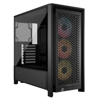 Корпус Corsair CC-9011296-WW, Frame 4000D RS ARGB, Midi-Tower, Black