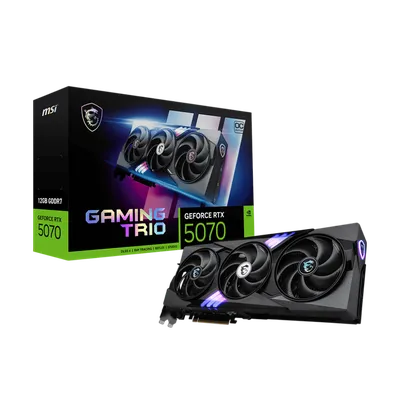 Видеокарта RTX5070 12GB MSI GAMING TRIO OC (RTX 5070 12G GAMING TRIO OC)