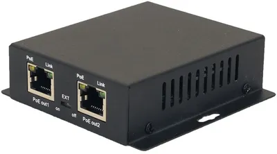 Удлинитель/ OSNOVO Удлинитель/Коммутатор гигабитный на 3 RJ45 порта, 1 *10/100/1000 Base-T с BT PoE (до 90W), 1 *10/100/1000 Base-T с PoE (до 30W), 1 *10/100/1000 Base-T) Uplink с  питанием по PoE (Вх. мощность до 90W), PoE суммарно до 85W