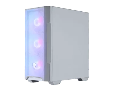 Корпус MSI MAG FORGE M100R WHITE Mini-Tower, MATX, 1xUSB 3.0, 2xUSB 2.0, 4x120mm ARGB Fan, ARGB Control Board, Tempered Glass Window, Brown Box (932220) (306-7G20W24-HH9)