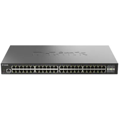 Коммутатор D-Link DGS-1210-52X/ME/C1A, L2, 48×1GbE, 4×10G SFP+