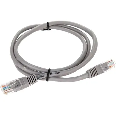 Telecom Патч-корд UTP кат.5е 1м серый [NA102--1M] [06242755315679]