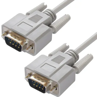 Кабель GCR GCR-DB9CM2M-10m, RS-232 DB9 M/M, 10м, экран