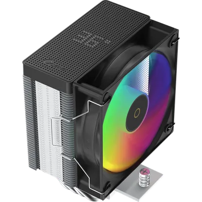 Кулер для процессора/ CPU Cooler Ocypus Gamma A40 BK ARGB Digital (200W, 4-pin PWM, LED temp., 133mm, Al/Cu, 4x6mm, ARGB, 1x100mm, 41CFM, 29.5dBA, 2400RPM, S: 1851/1700/1200/115X, AM5/AM4, black)