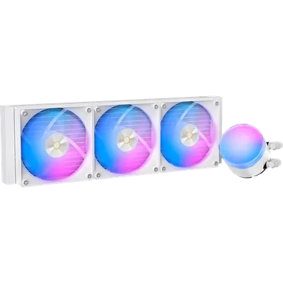 Система жидкостного охлаждения/ Water Cooling System Ocypus Delta L36 WH ARGB V2 (300W, 360mm, White, ARGB, Fans: 3x120mm, 73CFM, 2000RPM/ Pump height 60mm, 27dBA, 2650RPM, Rad thickness 27mm/ S: 1851, 1700, 1200, 115X, AM5, AM4)