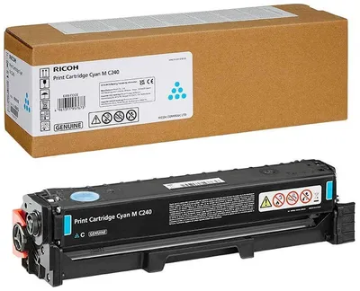 Принт-картридж Ricoh type M C240 cyan for MC240FW/PC200W (4500стр) (408452/434074). Официальный поставщик Ricoh