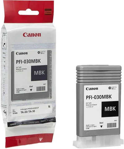 Картридж Canon PFI-030MBK, матовый чёрный