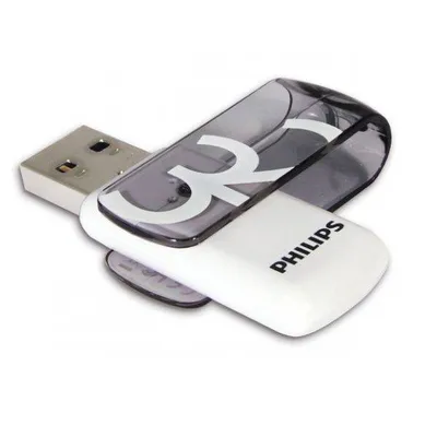 Флеш накопитель 32Gb USB 2.0 PHILIPS Vivid Edition 2.0, белый/оранжевый (FM32FD05B/97)