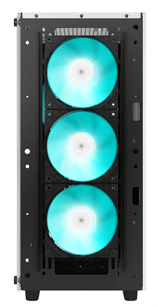 Корпус Deepcool CC560 WH V2, ATX, стекло, 4×120 мм LED