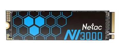 SSD накопитель Netac SSD NV3000 500GB PCIe 3 x4 M.2 2280 NVMe 3D NAND, R/W up to 3100/2100MB/s, IOPS(R4K) 200K/150K, TBW 300TB, with heat sink, 5y wty