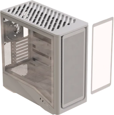 Корпус Formula V Line Air Power G9 DUO PA White, ATX, TYPE-C*1, USB3.0*2, MESH/GLASS FRONT PANEL, FRONT 3x PERFORMANCE ARGB, REAR 1x PERFORMANCE ARGB