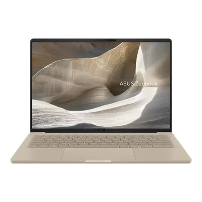 Ноутбук ASUS Zenbook A14 UX3407NA-QD100W Snapdragon X2 Elite (18-core) X2E88100/LPDDR5X 32GB 1TB M.2 NVMe PCIe 4.0 SSD/Qualcomm Adreno GPU/ 14" WUXGA (1920 x 1200) OLED 16:10/WIN11 HOME/0.99kg/Zabriskie Beige