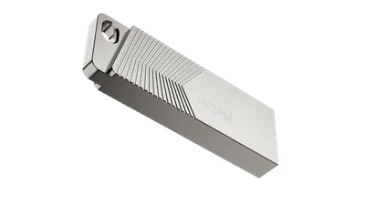 USB накопитель Netac - UM1, USB Type A (USB 3.2 Gen 1), 128 ГБ, цвет серебристый, NT03UM1N-128G-32PN