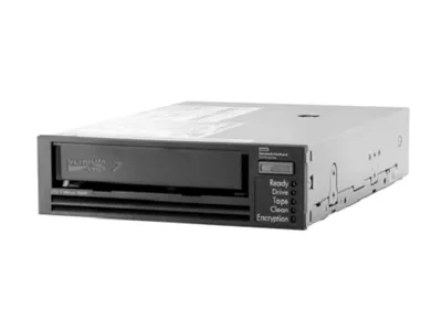 Привод HPE - StoreEver LTO-7 Ultrium 15000, В отсек, SAS 6Gb/s, buffer size1024MB, 300Mb/s, encryption, Половинной высоты (Half-Height), N7P37A