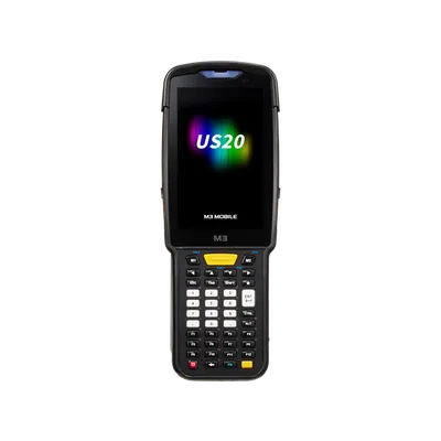 Терминал сбора данных M3 Mobile US20W Android 10.0 GMS, WVGA, 802.11 a/b/g/n/ac, SE4710 2D (45 angle), Rear Camera, BT, GPS, NFC(HF), 4G/64G, 42K, Ext Bat incl & Bullet Proof Film, Hand Strap. Not use US20-TRIG-S00