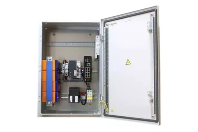 OSP-46TB1(SW-60812/I) - Уличный коммутатор с термостабилизацией и резервным питанием на базе уличной станции OSNOVO OSP-46TB1. Порты: 6xFE (10/100Base-T) с PoE (30W) + 2xFE (10/100Base-T) с PoE (60W) + 1xGE(10/100/1000Base-T) + 2xGE SFP(1000Base-X)