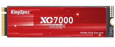 твёрдотельный накопитель KingSpec SSD 1TB M.2 2280 PCIe 4.0 x4 NVMe R7400/W4400MB/s 3D TLC MTBF 1M 600TBW