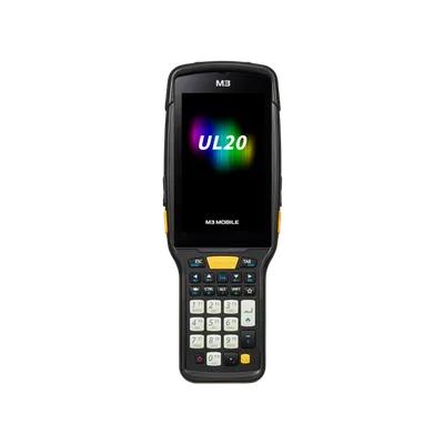 Терминал сбора данных M3 Mobile UL20X LTE, Android 10.0 GMS, FHD, 802.11 a/b/g/n/ac, SE5800 ER, Rear Camera, BT, GPS, NFC(HF), 4G/64G, 28K, Std Bat 6700 mAh, incl Bullet Proof Film, Hand Strap. Req CRDPWR