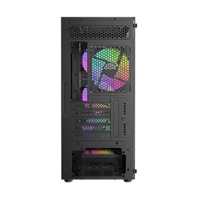 Корпус для ПК Ocypus - Gamma C50 ARGB, mITX, mATX, 1х2.5", 2х3.5", 1xUSB2.0, 1xUSB3.0, Mini Tower, без БП, цвет чёрный, Gamma C50 BK ARGB