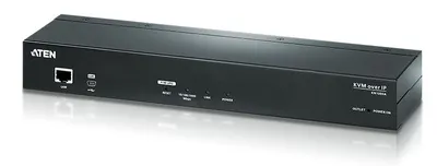 KVM-переключатель ATEN - KN1000A, 1PC, SPHD-18 (Female) - 1 ports, KVM over IP, цвет чёрный, KN1000A-AX-G