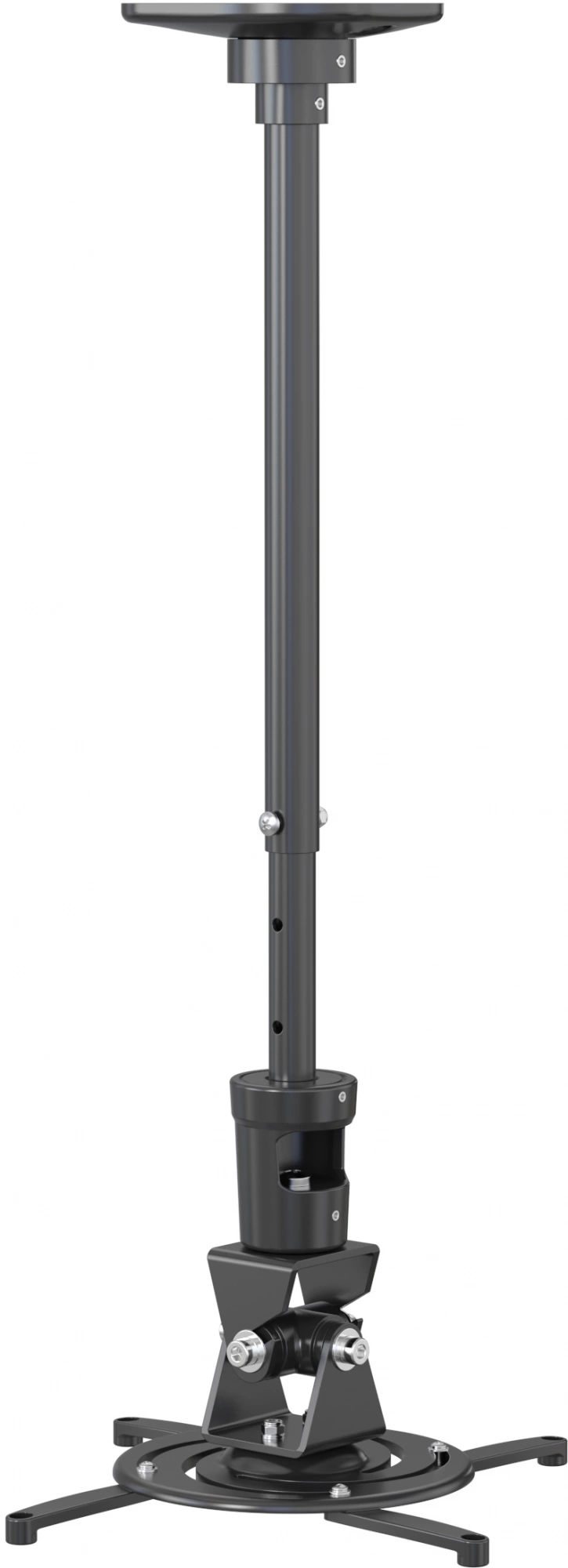 Кронштейн для проектора Cactus CS-VM-PR01L-BK черный макс.10кг потолочный поворот и наклон