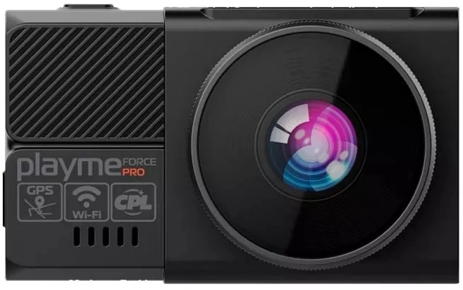 Видеорегистратор Playme Force pro черный 3Mpix 1296x2304 1296p 140гр. GPS MSTAR 8339