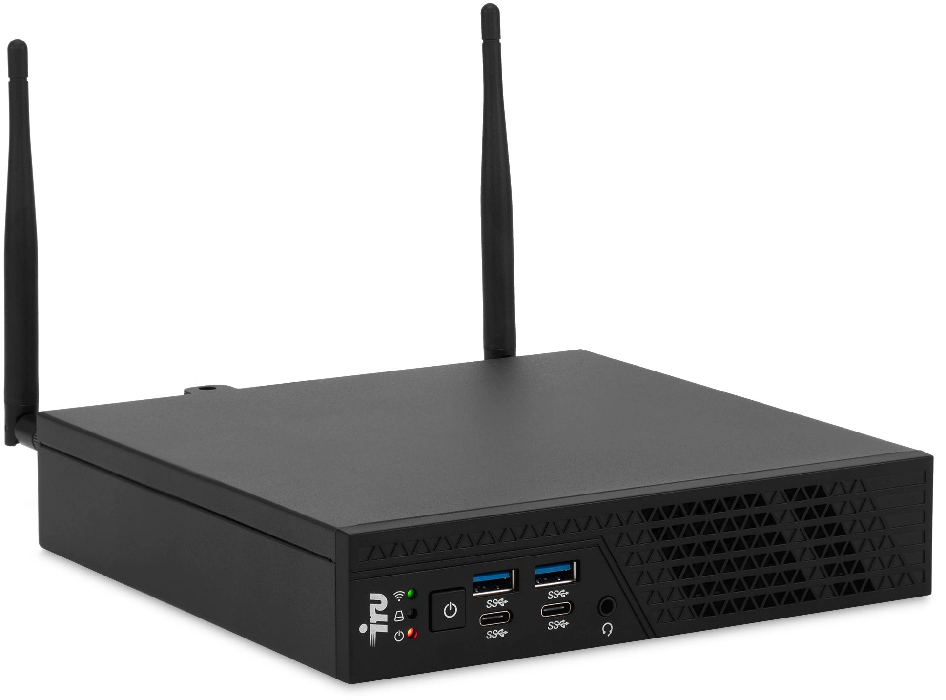 Неттоп IRU 310H6ITF i3 12100 (3.3) 8Gb SSD256Gb UHDG 730 noOS GbitEth BT черный (2031369)