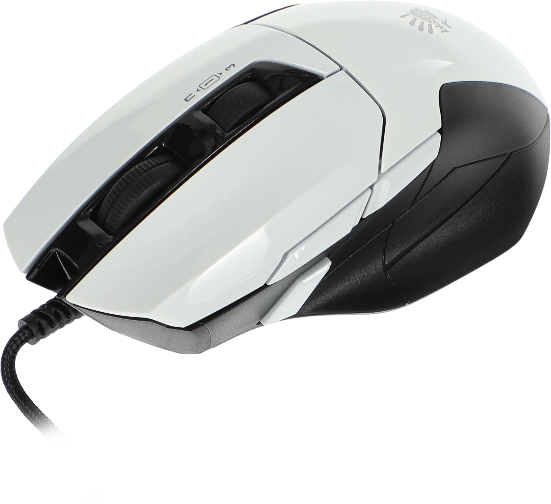 Мышь A4Tech Bloody W70 Max белый/черный оптическая 10000dpi USB 10but (W70 MAX (PANDA WHITE))