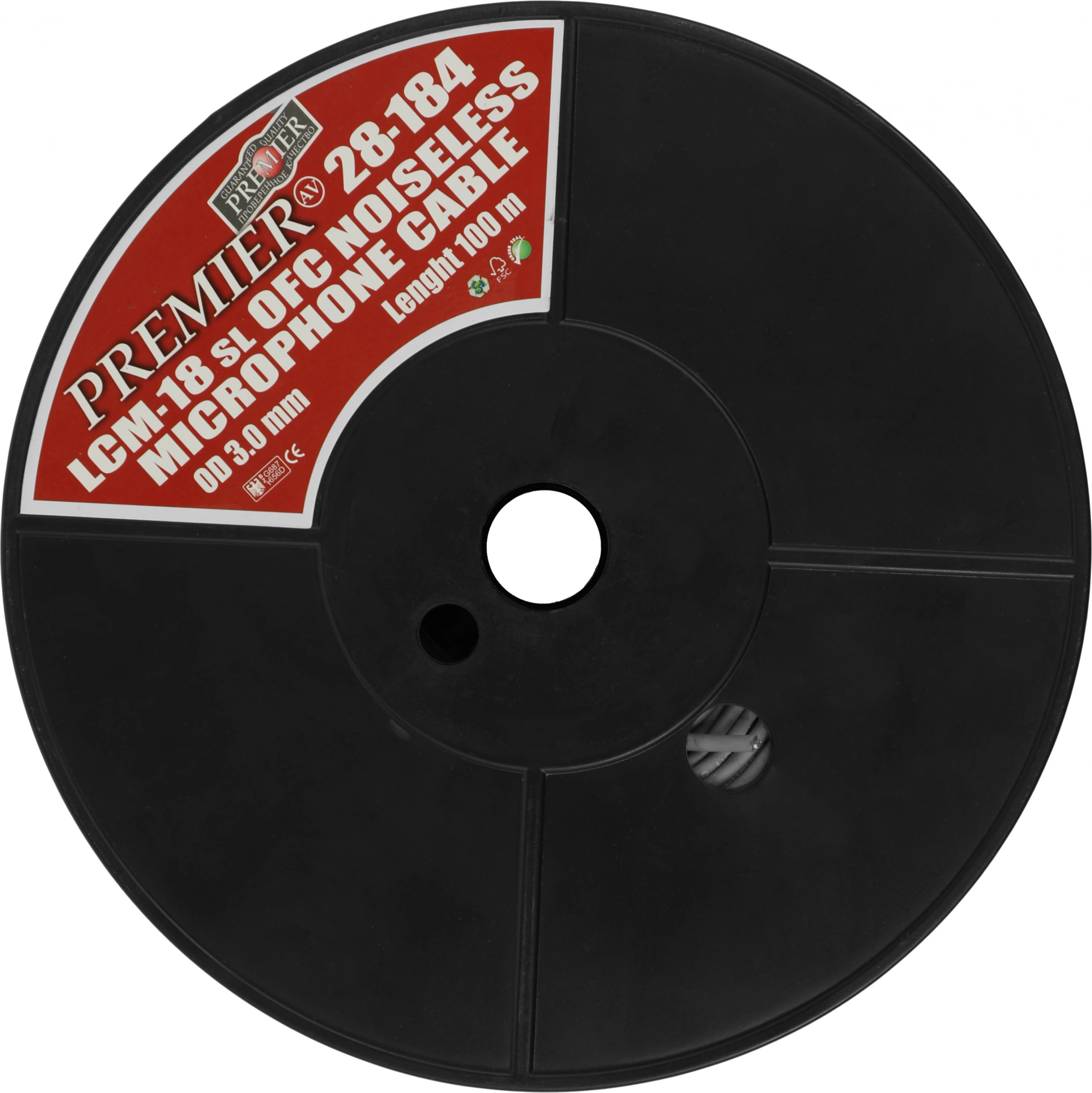 Кабель акустический Premier LCM-18 SL 100м. серебристый (28-184 100)