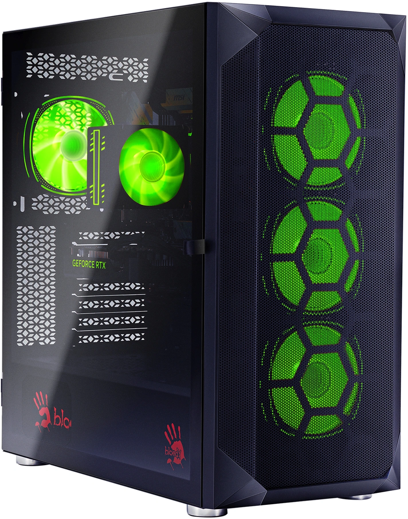 ПК Bloody BD-PC RB65C2 MT Ryzen 5 7500F/16Gb/SSD1Tb RTX4060 8Gb/W11H64/черный