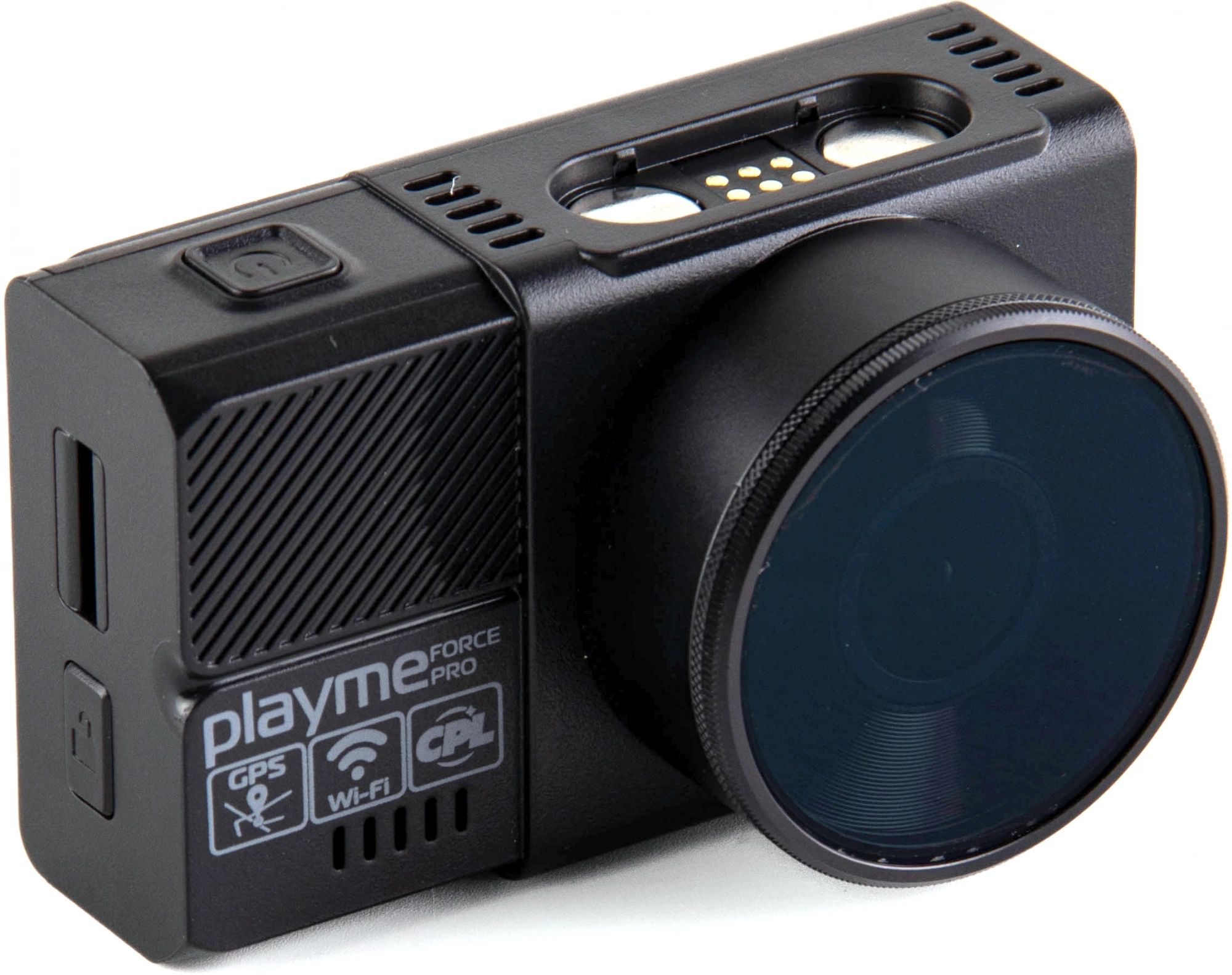 Видеорегистратор Playme Force pro черный 3Mpix 1296x2304 1296p 140гр. GPS MSTAR 8339