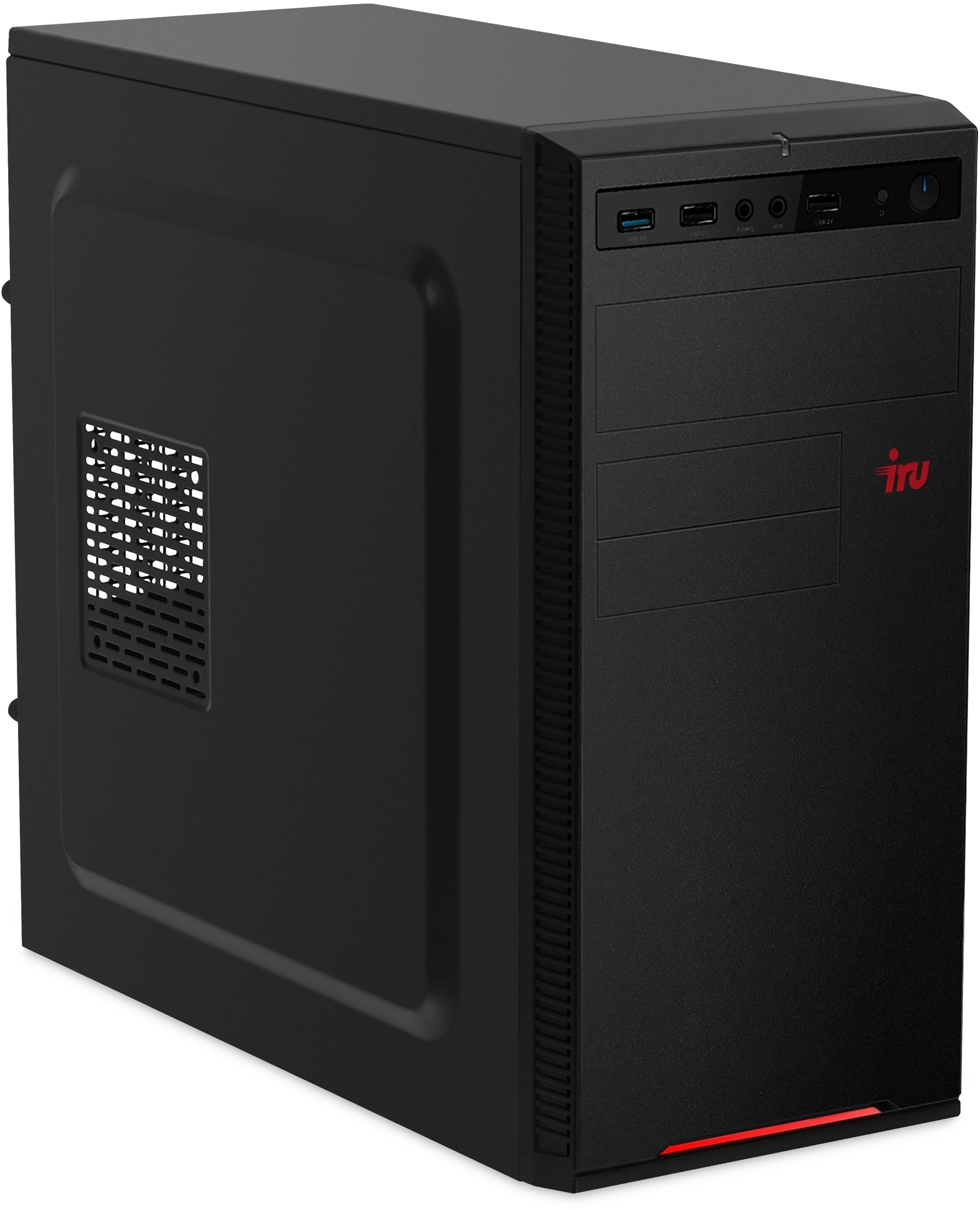 ПК IRU Опал 613 MT i3 12100 (3.3) 8Gb SSD512Gb UHDG 730 Free DOS GbitEth 400W kb мышь черный (2002031)