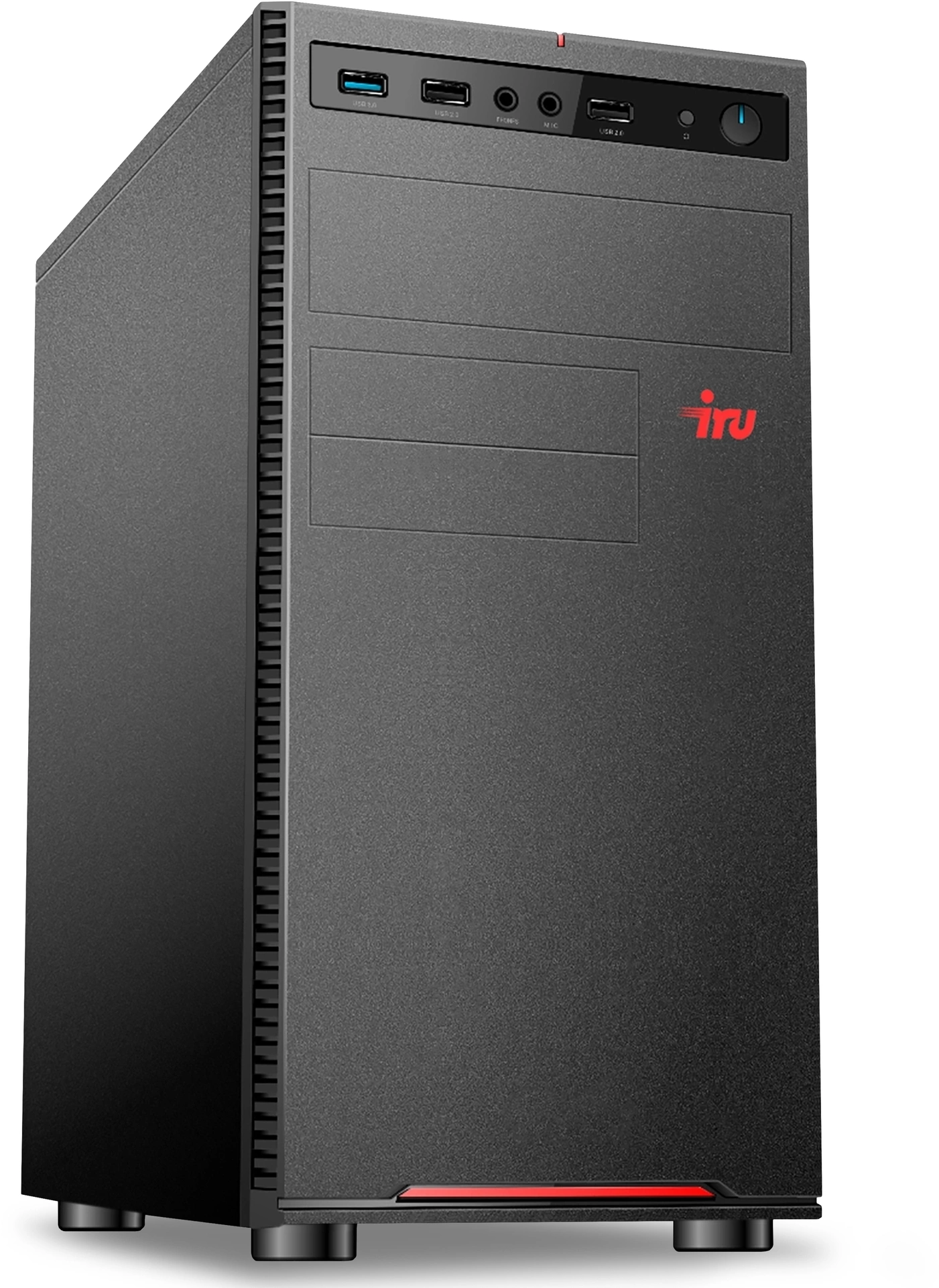 ПК IRU Опал 613 MT i3 12100 (3.3) 8Gb SSD512Gb UHDG 730 Free DOS GbitEth 400W kb мышь черный (2002031)