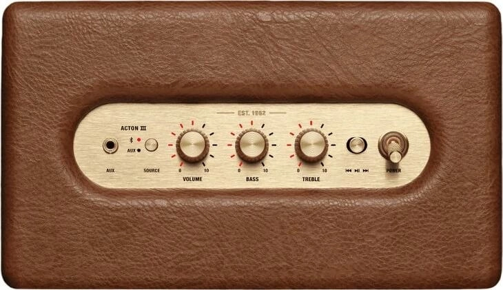 Колонка порт. Marshall Acton III коричневый/золотистый 60W 2.1 BT/3.5Jack 10м