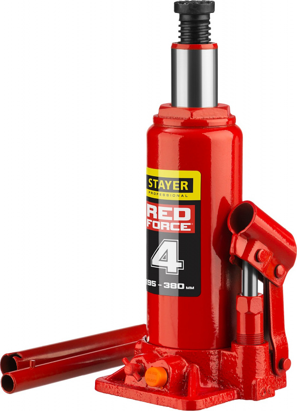 Домкрат Stayer Red Force 43160-4_z01 бутылочный гидравлический красный